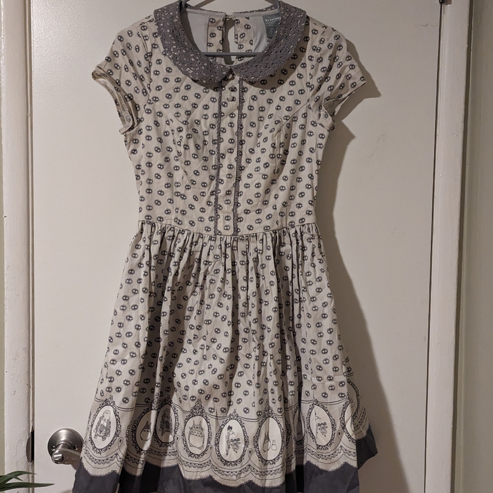 Her Universe Studio Ghibli My Neighbor Totoro Family Portraits Fit & Flare Dress